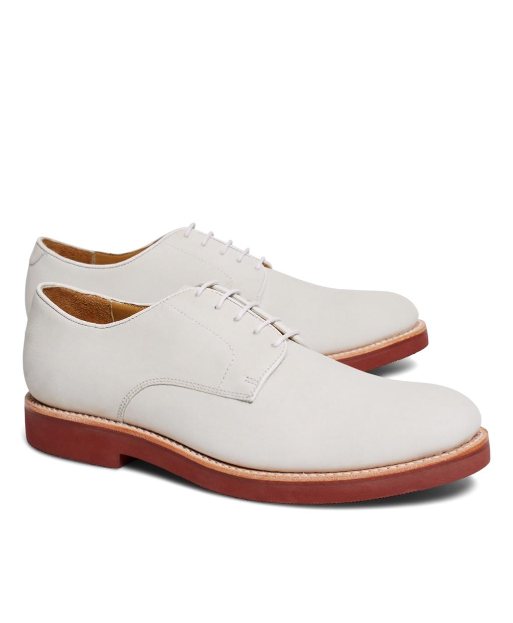 Brooks brothers Classic Bucks in White for Men | Lyst